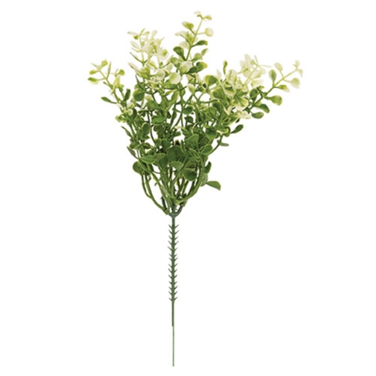 Faux Baby Grass Pick Tipped Greenery Stem Decorative Floral Accent Set of 12